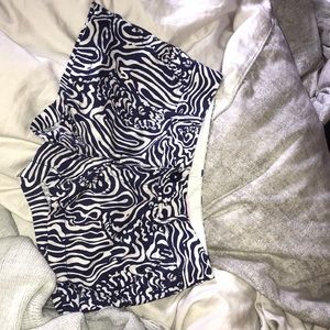 Navy and white lily pulitzer shorts